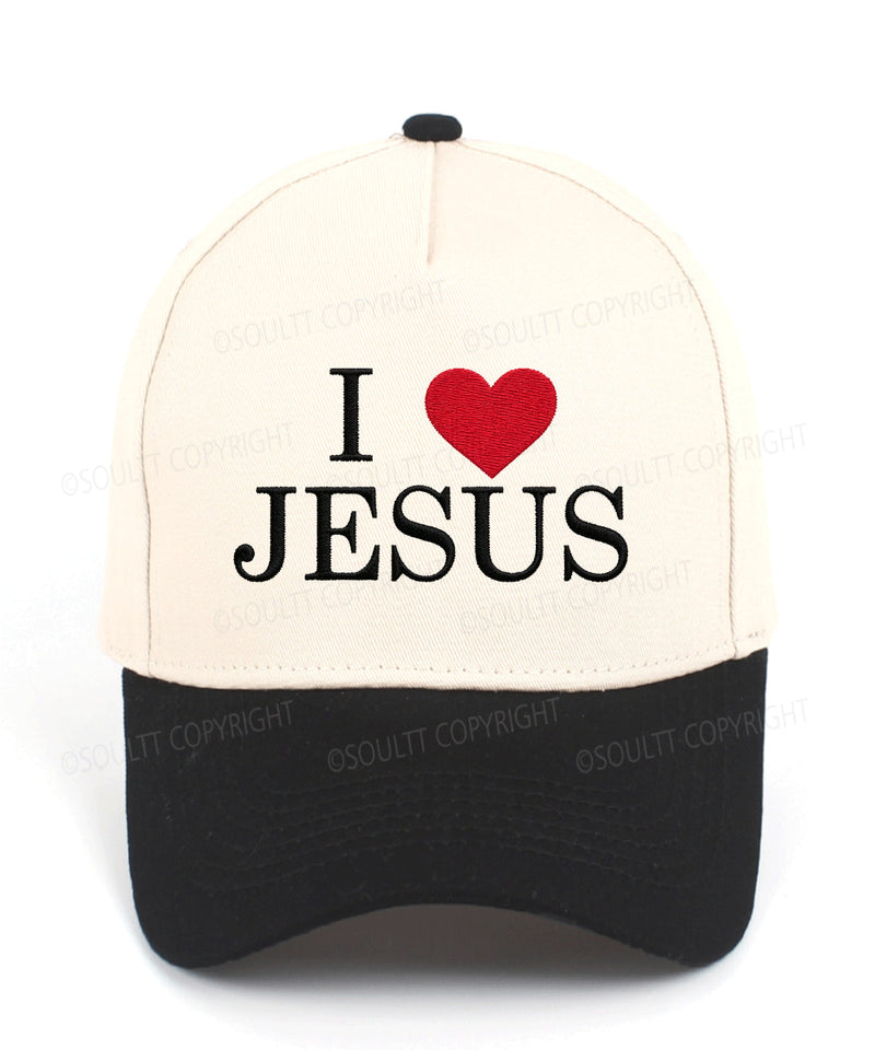 I Love Jesus Christian Trucker Hat
