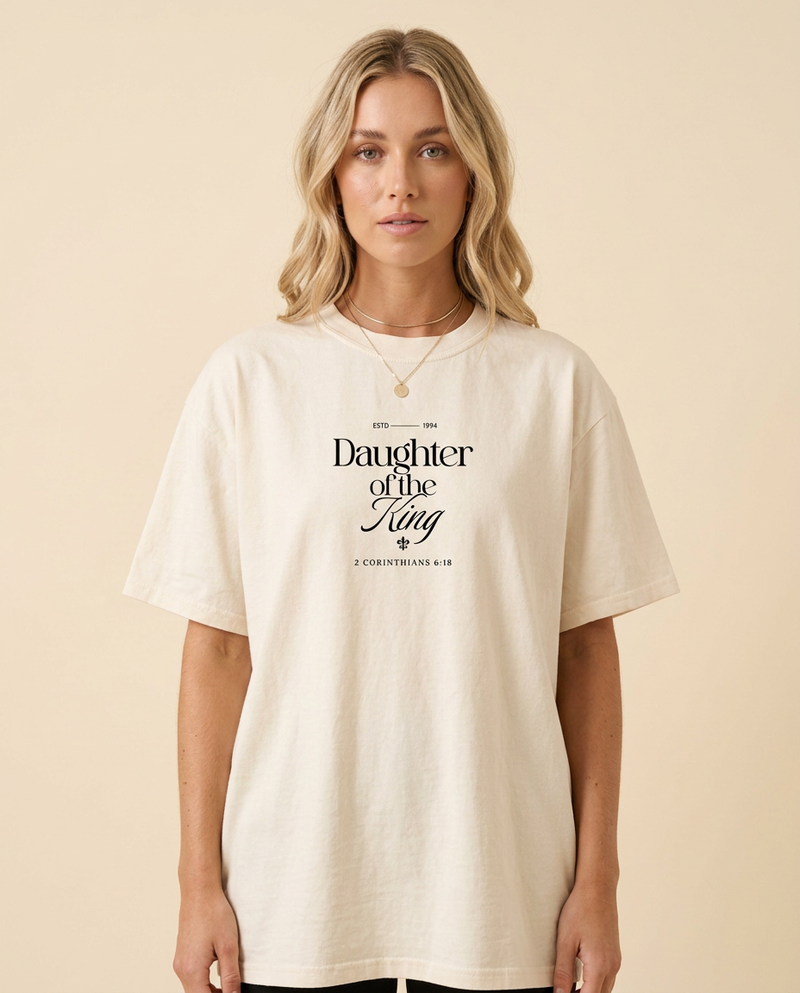 Daughter of the King Tee — Ivory