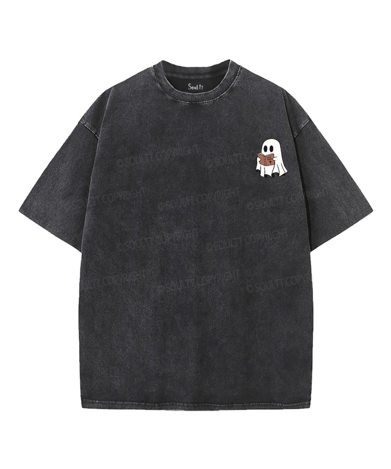 Holy Ghost Double Sided Unisex Washed Christian T-shirt