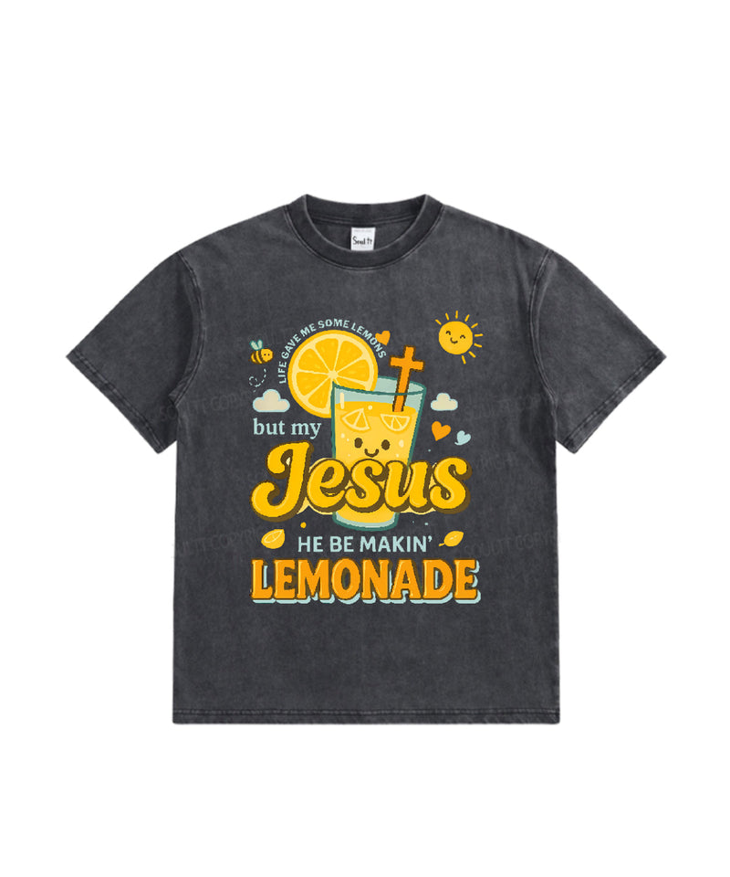 Kids Life Gave Me Some Lemons Washed Christian T-shirt
