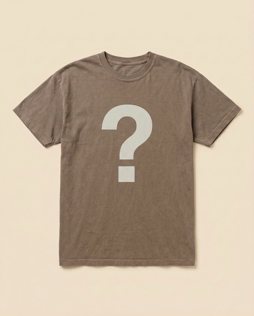 Free Gift mystery tee flatlay