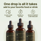 three bottles